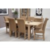 Opus Solid Oak Furniture Extending Dining Room Table